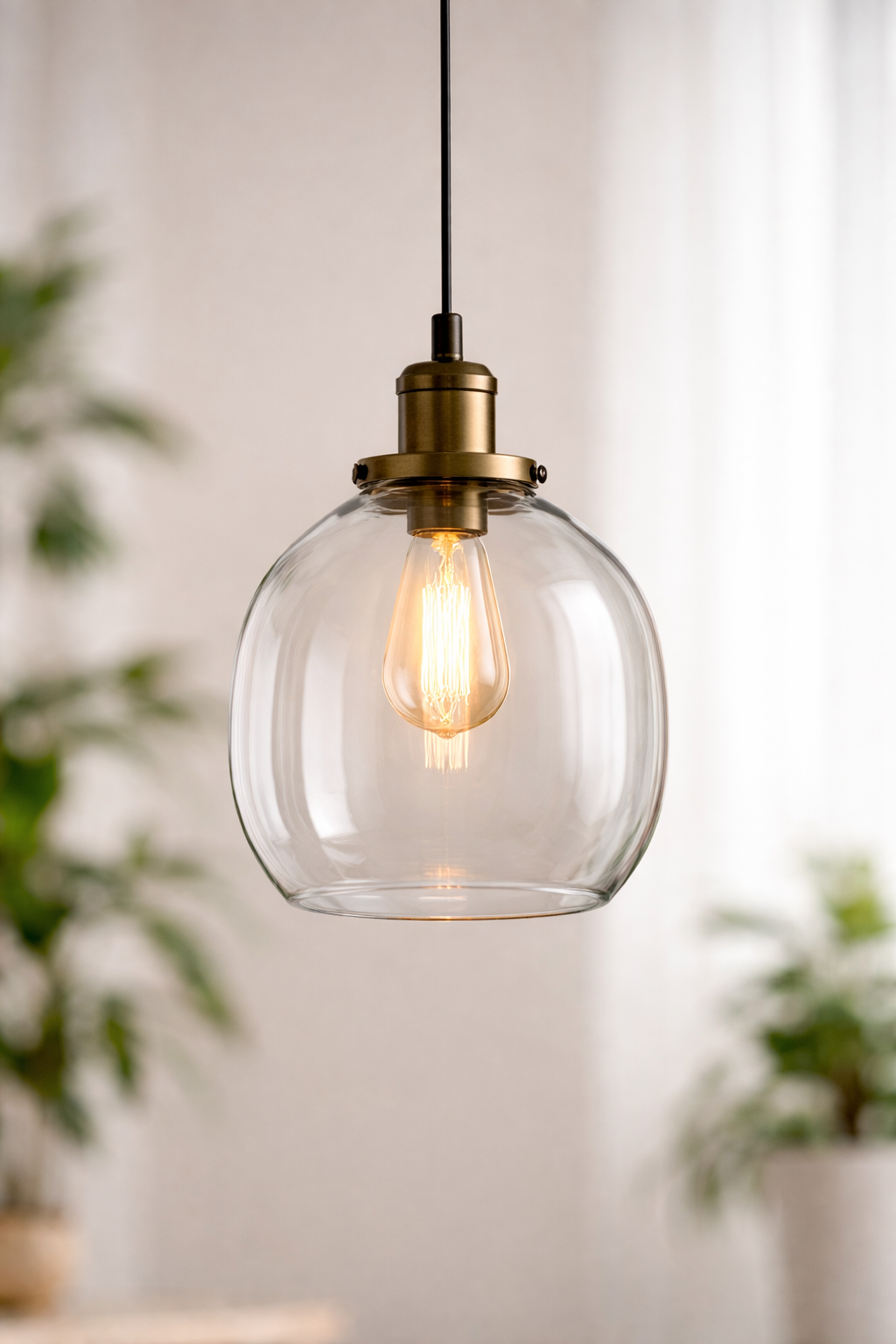 Glass Pendant Light