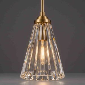 Crystal Cone Pendant Light