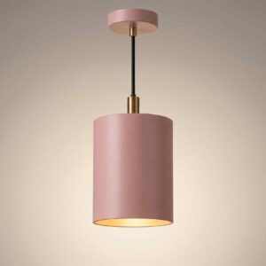 Cylinder Shape Metal Pendant Light