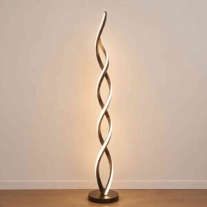 Spiral LED Floor Lamp