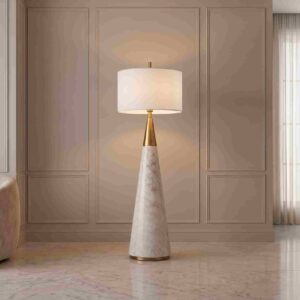 Cone Harmony Marble Floor Lamp