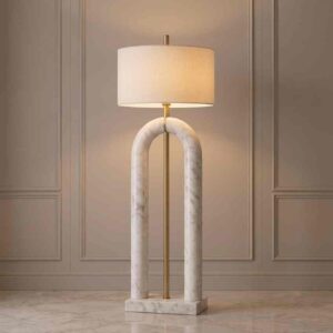 Arch Statement Marble Floor Lamp