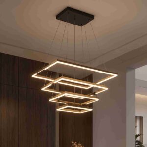 Geo Square LED Chandelier