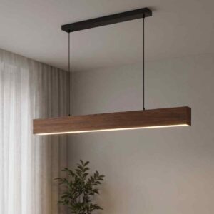 Wood Linear Pendant Light