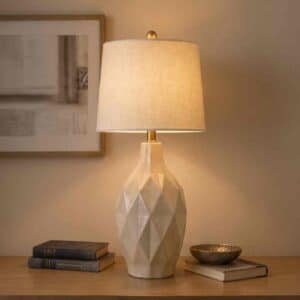 Geometric Ceramic Table Lamp
