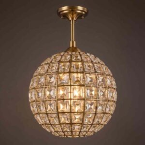 Crystal Globe Pendant Light