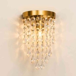 Precious Drop Crystal Wall Light