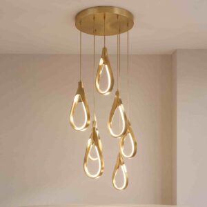 Teardrop Glow LED Chandelier