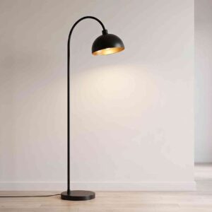 Arc Arm With Dome Metal Floor Lamp