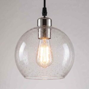 Clear Globe Acrylic Pendant Light