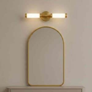 Double Tube Mirror Wall Light