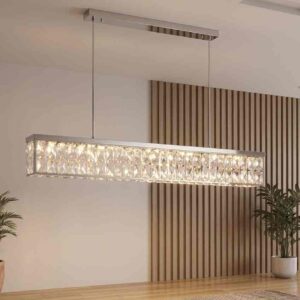 Crystal Linear Pendant Light