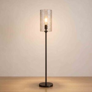 Hammered Glass Floor Lamp