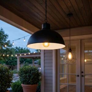 Farmhouse Shade Hanging Light
