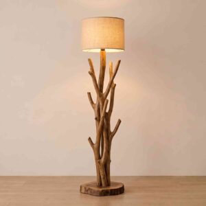 Branch Wooden Floor Lamp