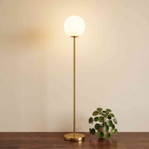 Golden Globe Metal Floor Lamp